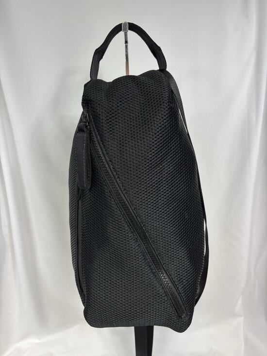 lululemon athletica Handbags - Lululemon Fast Track Convertible Bag Black Mesh Sling Shoulder Backpack Duffel